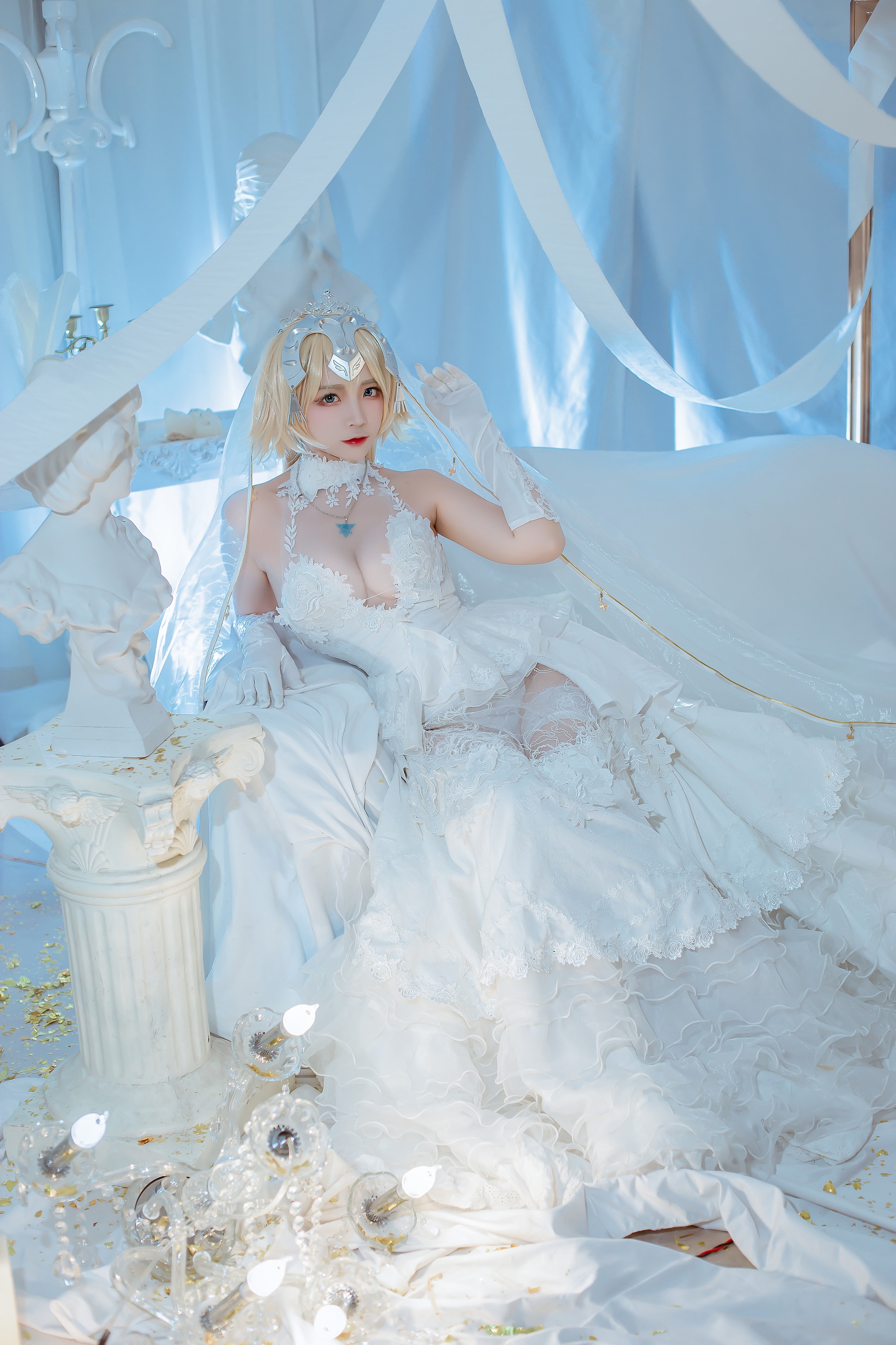 二佐Nisa - NO.130 二佐 fate贞德花嫁 [12P]-XikXak